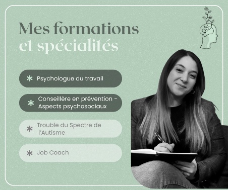 Présentation des formations et spécialités d’Erika Casa